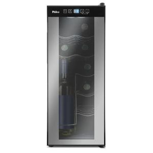 Adega Philco 12 Garrafas Display Digital Preto PAD12E