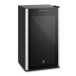 Cervejeira Electrolux 96 Litros Multi Drinks Preto com acabamento em Alumínio Escovado BCG96