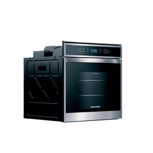 Forno de Embutir Elétrico Brastemp 84 Litros Inox com Convecção e Termômetro Meat Control BOT84AR