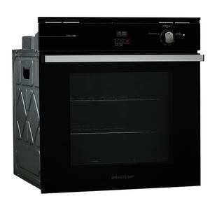 Forno de Embutir Elétrico Brastemp 84 litros Com Convecção e Timer Touch Preto BOC84AE