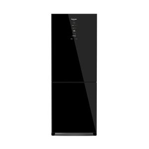 Geladeira Panasonic Black Glass Frost Free Inverse 450 Litros Inverter Preta BB65GVFBB