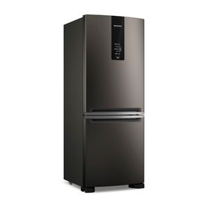 Geladeira Brastemp 447 Litros Frost Free Inverse com Smart Flow e Fresh Box Black Inox BRE57FE