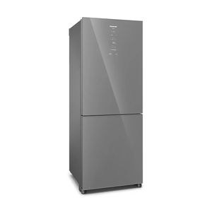 Geladeira Panasonic Diamond Glass Frost Free Inverse 450 Litros Inverter Espelhado BB65GVFM