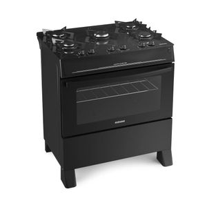 Fogão Itatiaia 5 Bocas Electra Glass New Preto 3700000367
