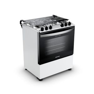 Fogão Brastemp 5 Bocas Com Botões Removíveis e Exclusivo Aro Protetor Branco BFS5NDB