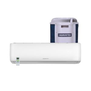 Ar-Condicionado Split Agratto Hi Wall One Top 9.000 BTU/h Frio Branco ACST9F-02