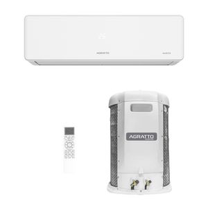 Ar Condicionado Split Agratto Hi Wall Fit Top Inverter 18.000 Btu/h Frio Monofasico Branco FICST18F-02