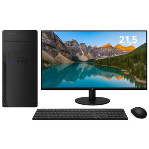 Computador 3Green Completo Intel i7 10700F, 16GB DDR4, SSD 1TB Nvme, Geforce GT 2GB Monitor Led 21,5" Wifi, 3GP-020