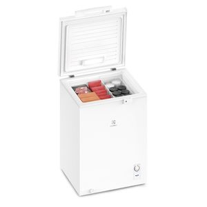 Freezer Horizontal Electrolux 143 Litros Cycle Defrost Com função Turbo Freezer Branco HE150