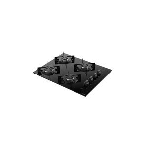 Cooktop Atlas 4 Bocas Utop com Mesa de Vidro Preto