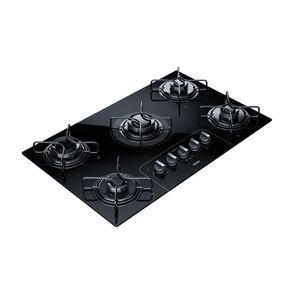 Cooktop Consul 5 Bocas Facilite a Gás GLP Preto CD075AE