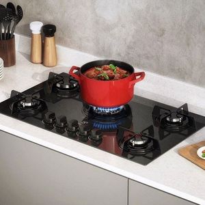 Cooktop a Gás Electrolux 5 Bocas Mesa de Vidro Preto KE5GP