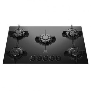 Cooktop a Gás Electrolux 5 Bocas Mesa de Vidro Preto KE5GP
