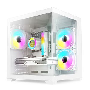 PC Gamer Skill Aquarium, AMD Ryzen 5 5600GT, 16GB 3200MHz, Geforce RTX 3060 12GB, SSD 512GB M.2, Fonte 600W 80 Plus, Branco SKA071