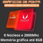 PC Gamer Completo AMD Ryzen 7 5700G, Gráficos Radeon VEGA 8, 16GB DDR4, SSD NVMe 512GB, Fonte 600W 80 Plus, Monitor 24" 75Hz, Skill RGB - SR-024-1759860771232