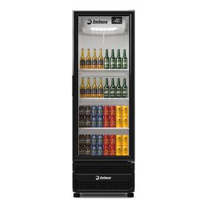 Cervejeira Imbera 485 Litros Inverter Porta de Vidro Preta e Branca CCV315