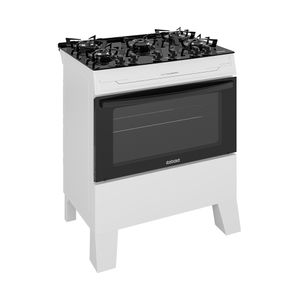 Fogão Itatiaia 5 Bocas Electra Glass Plus Branco 3700000487