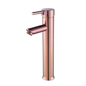 Torneira Para Banheiro Alta com Misturador Monocomando Rose de Bancada Belcca TAMR-01