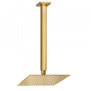 Chuveiro Ducha Slim Quadrado de Teto 20x20cm Dourado BelccaCDT01-DR