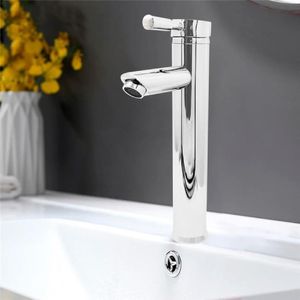 Torneira Para Banheiro Alta com Misturador Monocomando Cromada de Bancada Belcca TAMC-01