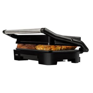 Grill Elétrico Mallory Asteria Compact 900W Preto/Inox