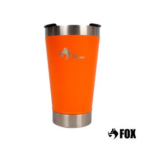 Copo Térmico Fox Stainless Quente e Frio com Tampa 473ml Laranja