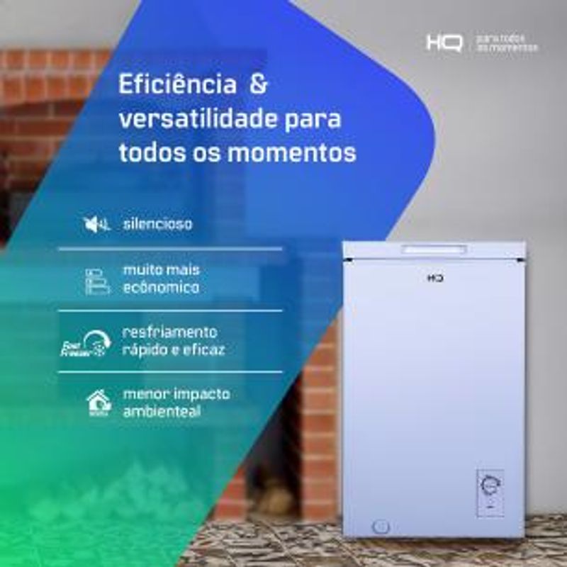 Freezer e Conservador Horizontal HQ 110 Litros Branco HQ-110CFH-1761677614286