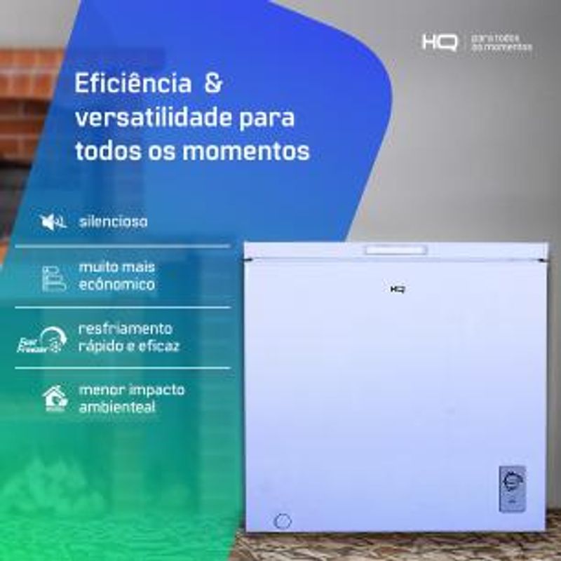 Freezer e Conservador Horizontal HQ 210 Litros Branco HQ-210CFH-1761678092300