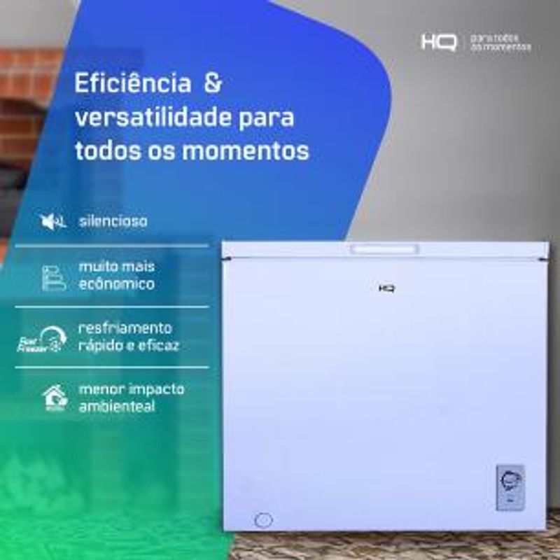 Freezer e Conservador Horizontal HQ 260 Litros Branco HQ-260CFH-1761678311555