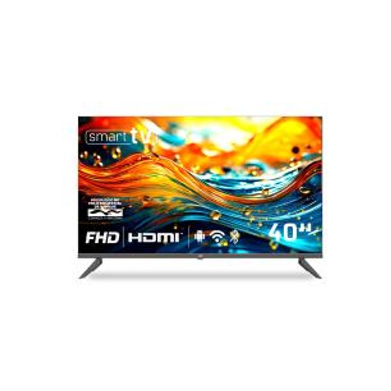 Smart TV HQ 40" Full HD tela sem bordas Android 12 design Slim HQS40NKHM-1761831114766