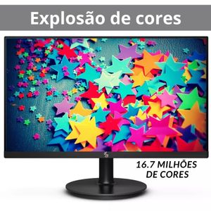 Monitor 24" LED Widescreen 75Hz 2ms FullHD+ 1920x1080 HDMI VGA VESA Ajuste de inclinação 3GREEN M240WHD