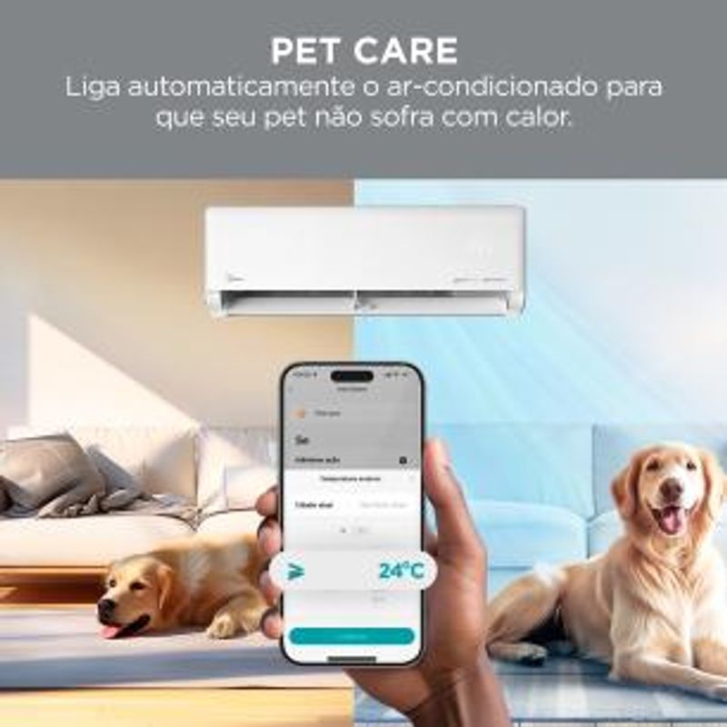 Ar Condicionado Split Midea Hi Wall Inverter AI Ecomaster 9.000 BTU/h Quente e Frio Monofásico Branco 38EZVQA09M5/42EZVQA09M5-1763992646725