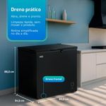 Freezer e Conservador Horizontal HQ 260 Litros Preto HQ-260CFHL-1767967833419