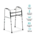 Andador Dellamed de Alumínio 3 em 1 Fixo Móvel e Articulado Cinza D10-1767981132145