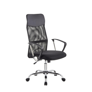 Cadeira de Escritório Presidente Fox Giratória Preta F161