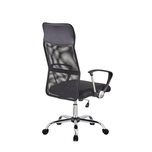 Cadeira de Escritório Presidente Fox Giratória Preta F161