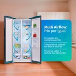 Geladeira HQ Frost Free Side By Side 480 Litros Inox HQ-480SBSFFK-1765546724361