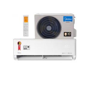 Ar-Condicionado Split Midea Hi Wall Inverter AI Ecomaster 12.000 BTU/h Frio Monofásico Branco 38EZVCA12M5/42EZVCA12M5