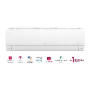 Ar-Condicionado Split LG Hi Wall Dual Inverter Voice AI 9.000 BTU/h Frio Monofásico Branco S3-Q09AA31F