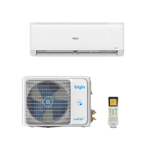 Ar-Condicionado Split Elgin Hi Wall Eco Inverter II 9.000 BTU/h Quente e Frio Monofásico Branco 45HJQI09C2WC/45HJQE09C2CC