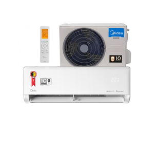 Ar-Condicionado Split Midea Hi Wall Inverter AI Ecomaster 9.000 BTU/h Quente e Frio Monofásico Branco 38EZVQA09M5/42EZVQA09M5