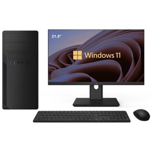 Computador 3Green Intel I3 8100 16GB Ddr4 SSD 512GB Wifi Monitor 215" Windows 11 Original NW3G-052