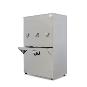 Bebedouro Purificador Industrial Blue Coluna 3 Torneiras Natural e Gelada 100L Inox PIC100LN-3T