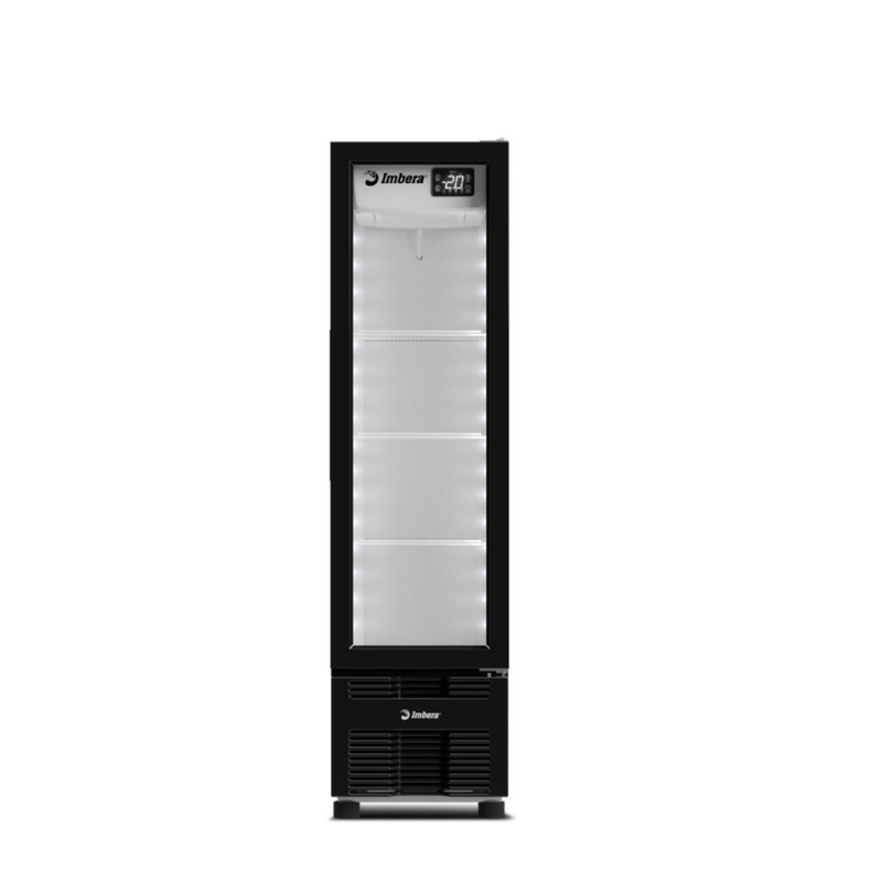 Geladeira/refrigerador 244 Litros 1 Porta Preto Porta de Vidro - Imbera Beyond Cooling - Bivolt - Ccv144