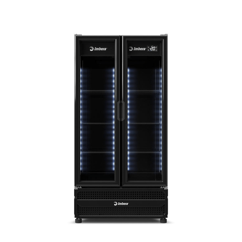 Geladeira/refrigerador 810 Litros 2 Portas Preto Full Black - Imbera Beyond Cooling - 110v - Ccv480
