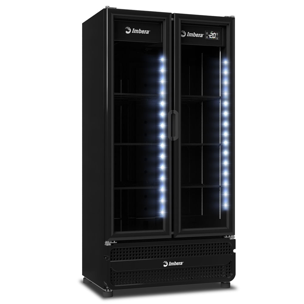 Cervejeira Imbera 810 Litros Porta de Vidro Full Black CCV480