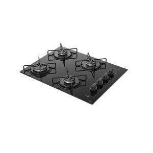 Cooktop a Gás Atlas 4 Bocas Agile Up Preto