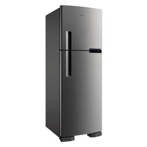 Geladeira Brastemp 375 Litros Frost Free com Gavetão de Legumes Fresh Zone Inox BRM44HK