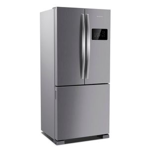 Geladeira Brastemp 554 Litros Frost Free Side Inverse 3 Portas Inox BRO85AK