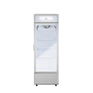 Refrigerador Expositor Vertical Porta de Vidro HQ 225 Litros Cinza HQ-225REVPVX